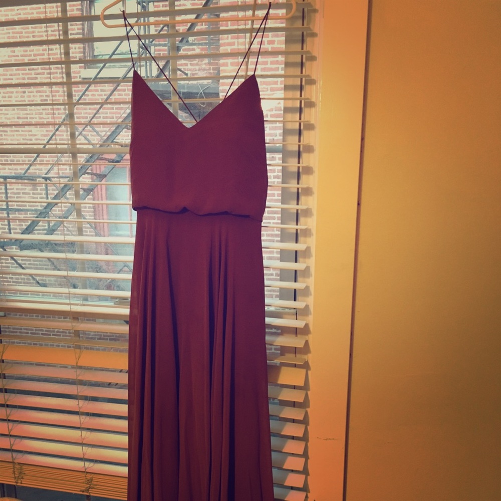 Bhldn bridesmaid dress